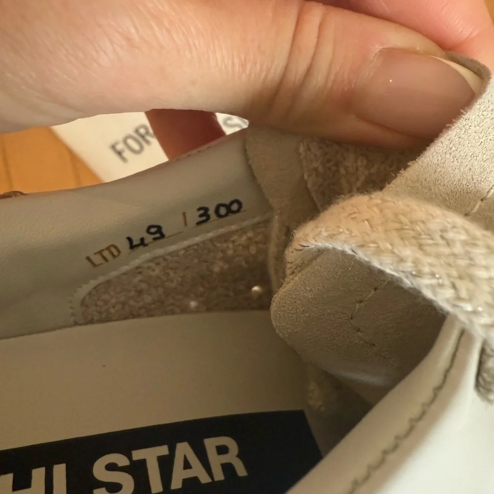 Worn once Golden Goose Hi Star Optic White Sneakers 37 - Picture 9 of 10